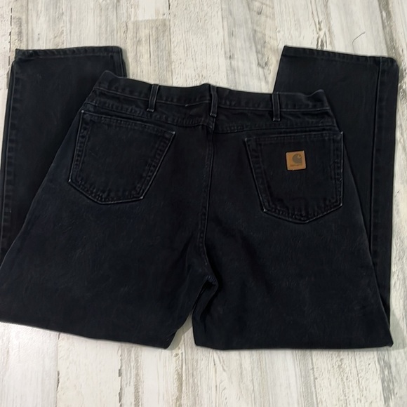 Carhartt Vintage Made In the USA Black Jeans Size 38 - Picture 2 of 8